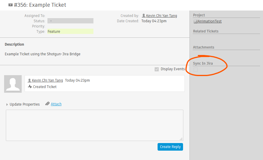 Shotgun Ticket Entry